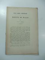 Sull'acqua minerale di Monte di Malo