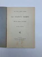 Gli statuti inediti di Riva presso Chieri. Studio storico