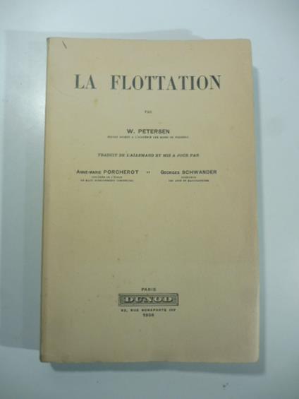 La flottation - copertina