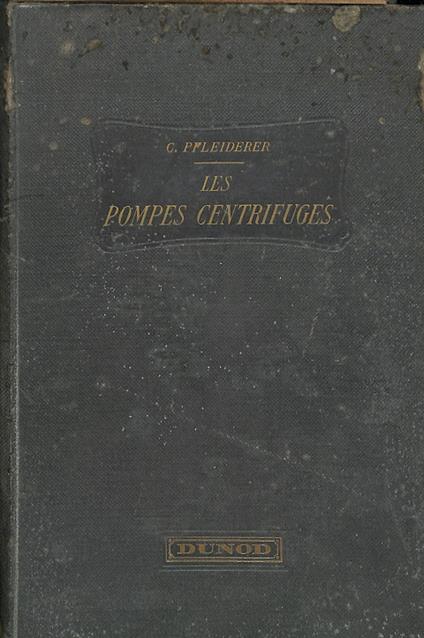 Les pompes centrifuges - copertina