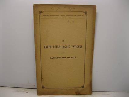 Le mappe delle loggie vaticane - copertina