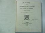 Memoire sur l'application de l'algebre a' la theorie des nombres par M. Poinsot lu a' l'Academie des Sciences le 27 avril 1818