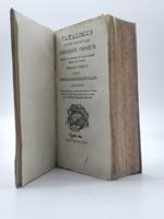 Catalogus alter recentior librorum omnium quorum vel unicum, vel pauca tantum exemplaria venalia prostant venetiis apud Josephum Remondini et filios continens libros tum latinos tum italicos partim veteres ac rariores, partim etiam recentiores & exim