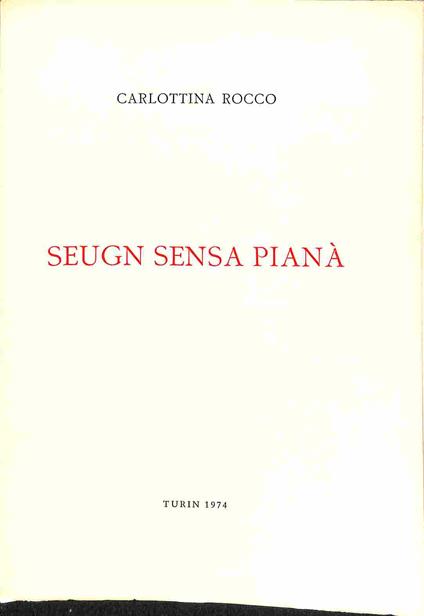 Seugn sensa piana - copertina