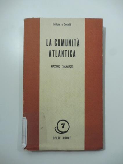 La comunita' atlantica - copertina