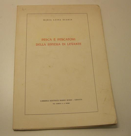 Pesca e pescatori della Riviera di Levante - copertina