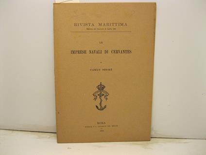 Le imprese navali di Cervantes - copertina