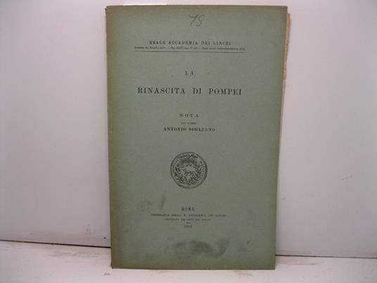 La rinascita di Pompei - copertina