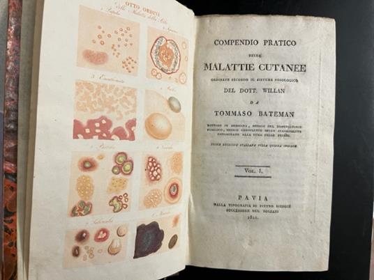 Compendio pratico delle malattie cutanee ordinate secondo il sistema nosologico del Dott. Willan... Voll. I (-II) - copertina
