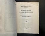 Brevissimo cenno intorno al fu meritissimo prevosto della citta' di Chiari Paolo Bedoschi scritto dal Bibliotecario della Morcelliana