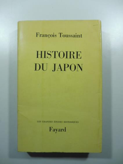 Histoire du Japon - copertina