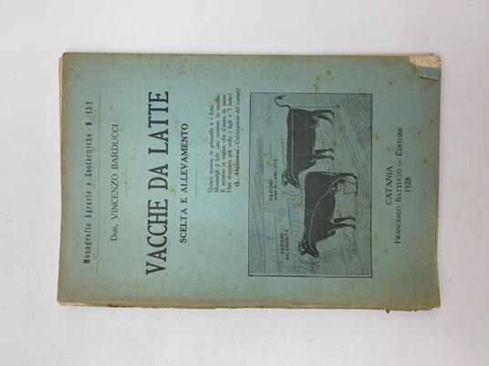 Vacche da latte. Scelta e allevamento - copertina