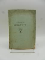 Catalogo degli oggetti d'arte e di antichita' del pittore Attilio cav. Simonetti..