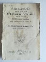 Breve ragguaglio circa il Ch. P. abate D. Prospero Cavalieri con un catalogo degli uomini illustri della Congregazione de' Canonici del SS. Salvatore e Lateranensi nelle Scienze e Belle Arti