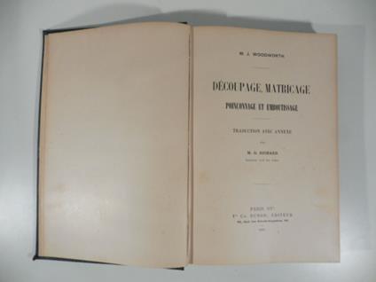 Decoupage, matricage, poinconnage et emboutissage - copertina