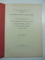 Nel cinquantenario della morte di Giuseppe Garibaldi. Conferenze tenute al Capanno di Garibaldi e in Ravenna