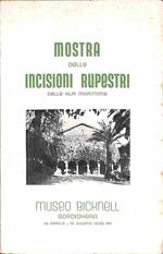 Mostra delle incisioni rupestri delle Alpi marittime. Museo Bicknell, Bordighera, 1939