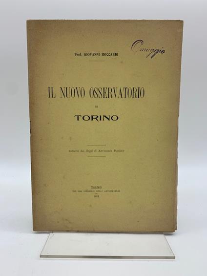 Il nuovo osservatorio di Torino - Giovanni Boccardi - copertina