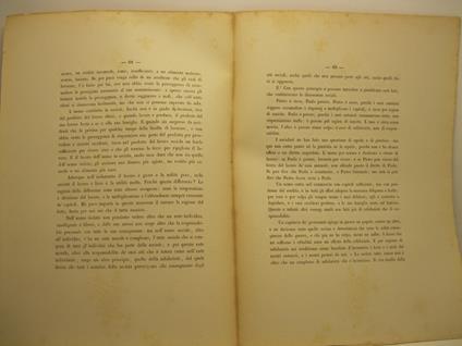 Armonia economica degl'interessi. Memoria letta nella tornata del di' 3 settembre 1874 - Antonio Ciccone - copertina