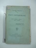Poeti contemporanei. Prati, Aleardi, Carducci, Praga, Giacosa