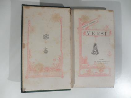 Versi - Aurelio Costanzo - copertina