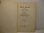 Della vita e delle opere del cardinale Gasparo Contarini. Lettura Academica estratta dalla Rivista dei Lavori dell'I. R. Academia di Scienze, Lettere ed Arti di Padova, primo e secondo Trim. del 1862-1863