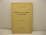 Intorno alle leggi scindibili di capitalizzazione. Estratto dal Giornale dell'Istituto Italiano degli Attuari, anno II, n. 2, aprile 1931