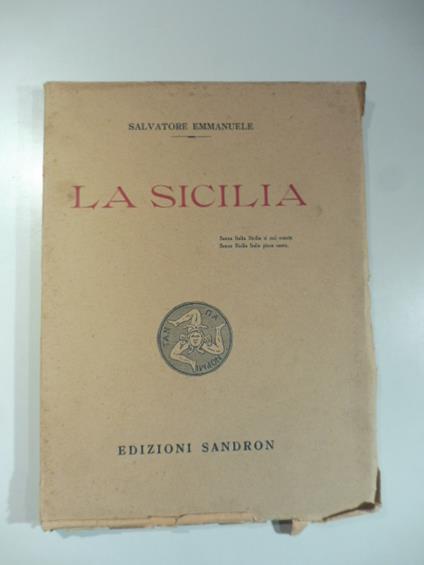 La Sicilia - Salvatore Emmanuele - copertina