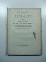Nuove osservazioni dell'avvocato D. Carlo Fea commissario delle antichita' sopra la Divina Commedia di Dante Alighieri specialmente su cio' che desso ha scritto ivi e altrove riguardo all'Impero romano