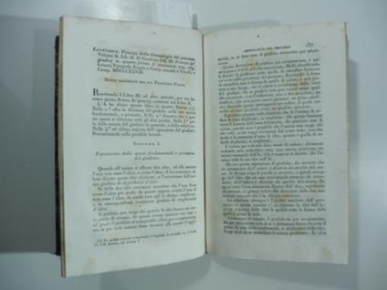 Lallebasque. Principi della genealogia del pensiero. Vol. II...Lugano, Ruggia 1829. Sunto ragionato del S. F. Fuoco. (Stralci da: Nuovo giornale de' letterati. N. 46. N. 48. 1829) - Francesco Fuoco - copertina