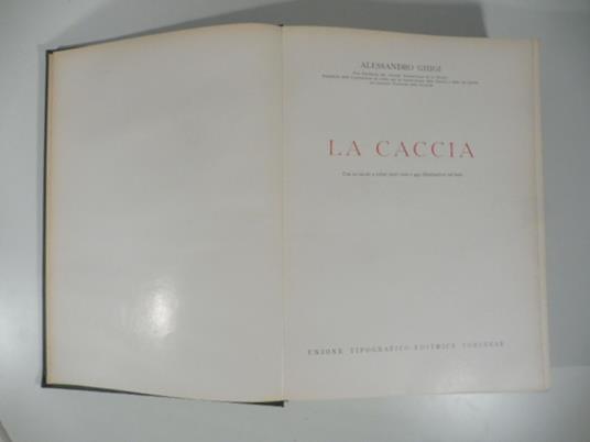 La caccia - Alessandro Ghigi - copertina