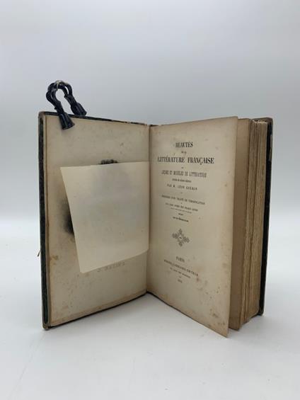 Beautes de la litterature francaise ou lecons et modeles de litterature extraits des auteurs modernes - Leon Guerin - copertina