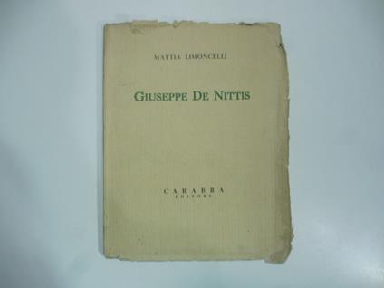 Giuseppe De Nittis - Mattia Limoncelli - copertina