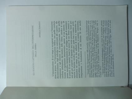 Impegno pratico e valore. Estratto dalla Rivista di Filosofia, volume XL, 1949 - Giuseppe Marchello - copertina