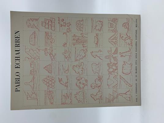 Pablo Echaurren dal 5 al 30 marzo 1974 alla Galleria Schwarz, Milano - Henry Martin - copertina