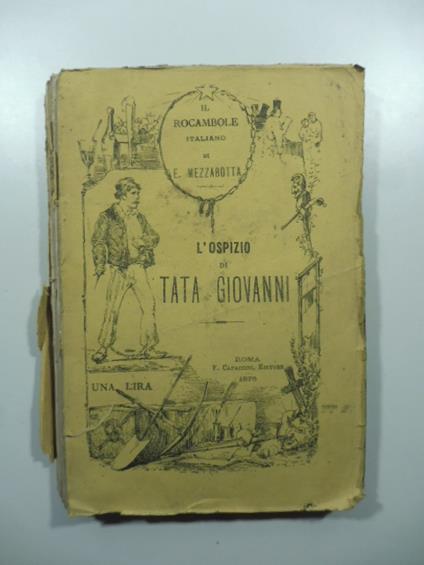 L' ospizio di Tata Giovanni - E. Mezzabotta - copertina