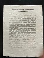 Desiderj d'un cittadino
