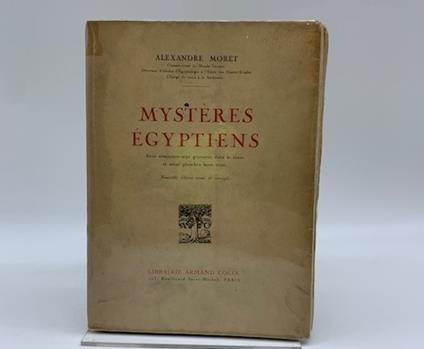 Mysteres egyptians - Alexandre Moret - copertina