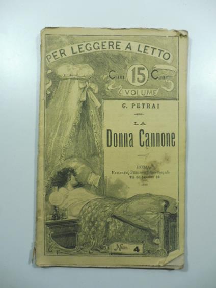 La donna cannone - Giuseppe Petrai - copertina