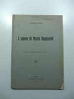 L' opera di Mario Rapisardi
