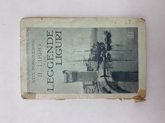 Il libro delle leggende liguri - Vittorio Pongiglione - copertina