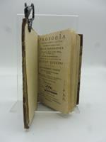 Prosodia della lingua latina che forma la seconda parte della grammatica gia' uscita per la prima volta l'anno 1729