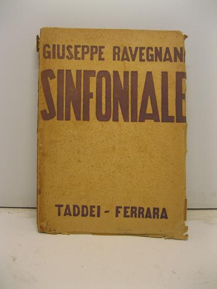 Sinfoniale - Giuseppe Ravegnani - copertina