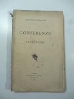 Conferenze e prolusioni