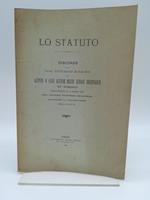 Lo Statuto. Discorso agli alunni e alle alunne delle Scuole secondarie di Torino pronunciato il 6 marzo 1898