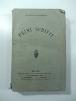Primi scritti