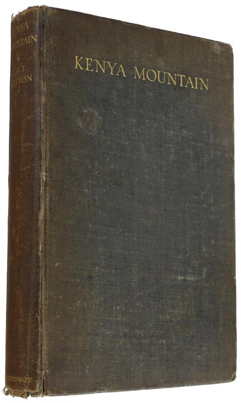 Kenya Mountain. With An Introduction By Hilaire Belloc - copertina