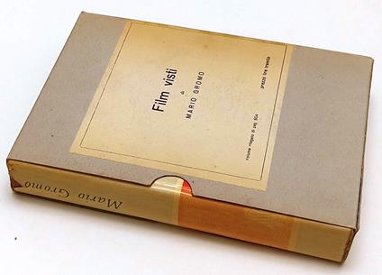 Film Visti - Mario Gromo - copertina