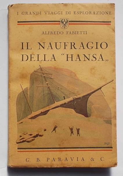 Il naufragio della "Hansa" - Alfredo Sabetti - copertina