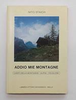 Addio mie montagne. Canti della Montagna - Alpini - Folklore